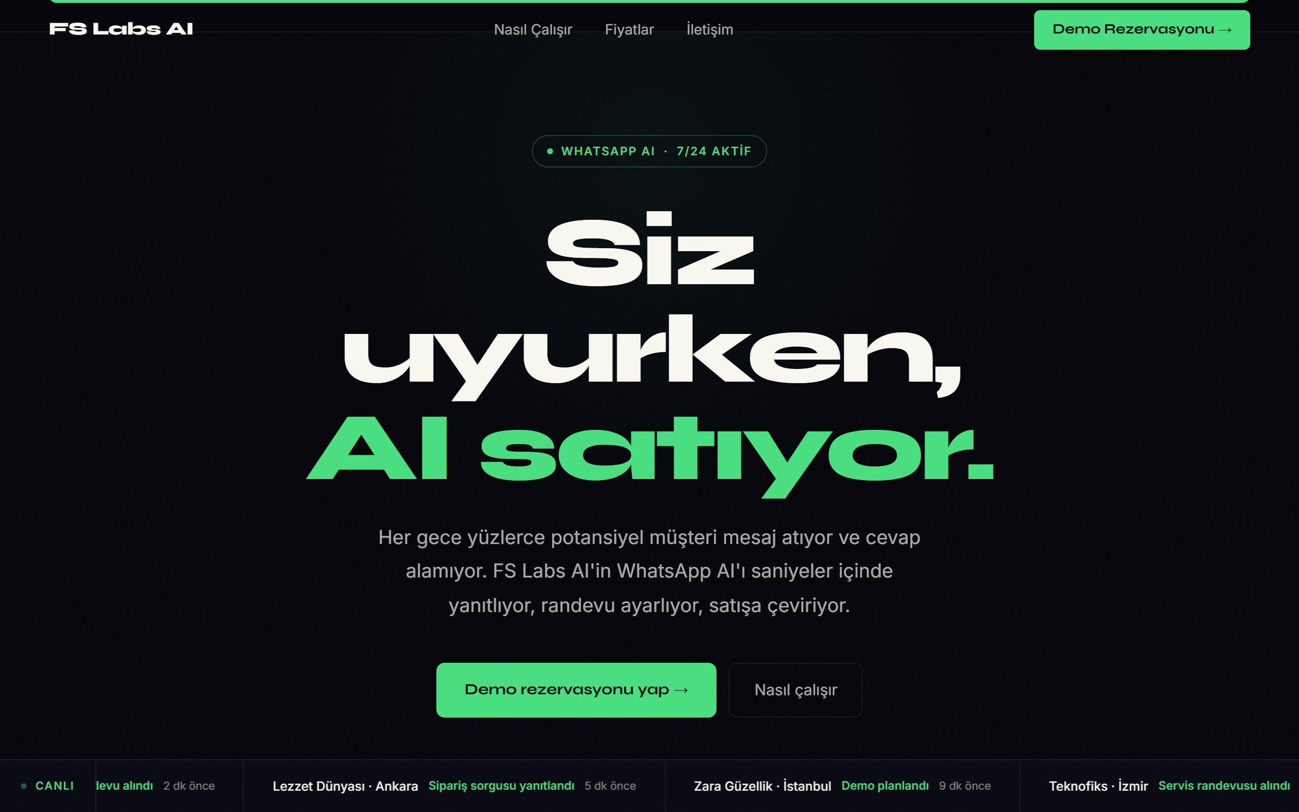 WhatsApp AI Satış Sistemi